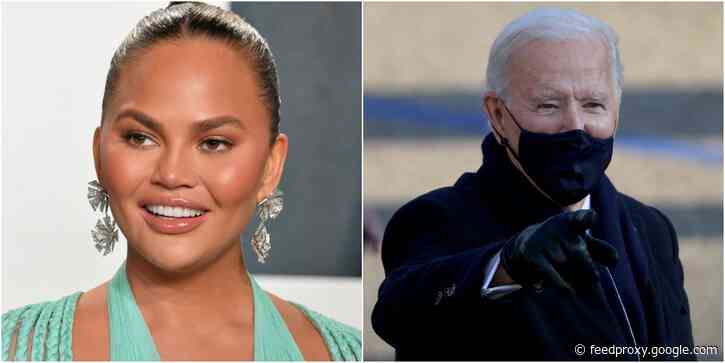 Biden's new presidential Twitter account follows just 12 people: Members of his White House and Chrissy Teigen