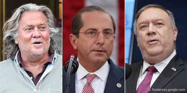 China has imposed sanctions on Mike Pompeo, Alex Azar, and Steve Bannon, along with more than 2 dozen other former Trump officials