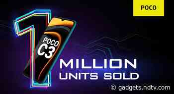 Poco C3 Crosses 1-Million Sales Mark in India, Gets a Limited-Period Discount