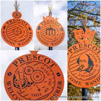 New and unique Prescot signage installed to celebrate its past - St Helens Star