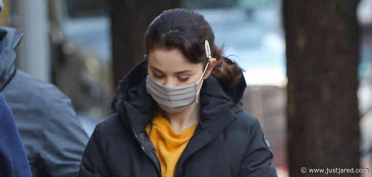Selena Gomez Bundles Up While Arriving on Set of 'Only Murders In The Building'