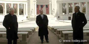 Obama, Bush and Clinton preach unity in video released as Biden takes office