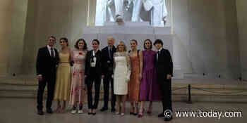 Jill Biden's evening inauguration look makes a powerful statement of unity