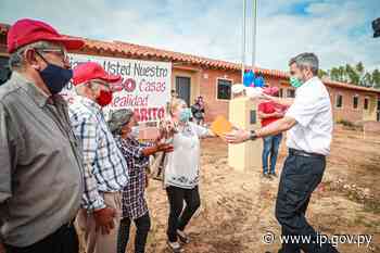 Cerca de 100 familias de Coronel Oviedo accedieron a viviendas sociales inauguradas por el Gobierno | - ip.gov.py