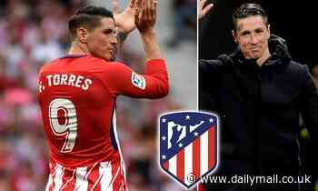 Fernando Torres takes first steps in coaching career as he takes charge of Atletico Madrid B - Daily Mail