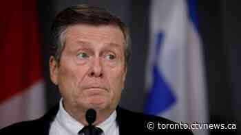 Toronto Mayor John Tory speaks to Pfizer about improving COVID-19 vaccine production