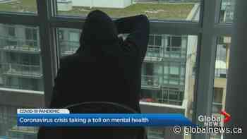 Coronavirus pandemic taking toll on mental health of Ontario residents