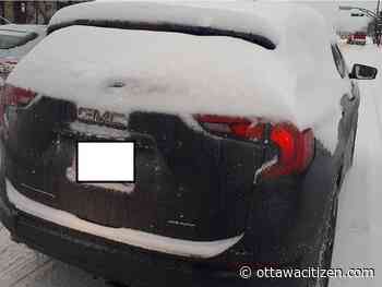 'Buying a broom would have been cheaper:' Driver of snow-covered car scores $108 fine