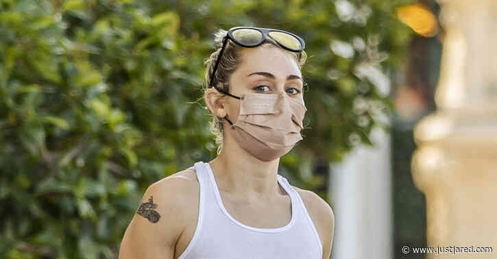 Miley Cyrus Goes Braless in See-Through Tank Top While Running Errands