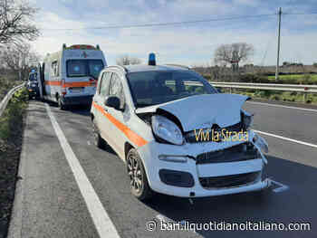 Putignano, automedica tampona suv sulla sp106: ferito il soccorritore - Il Quotidiano Italiano - Bari