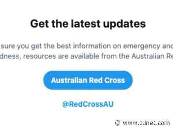 Twitter and Australian Red Cross band together to launch emergency search prompt