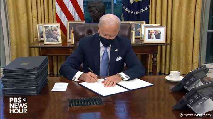 Biden signs burst of new virus, economic relief orders