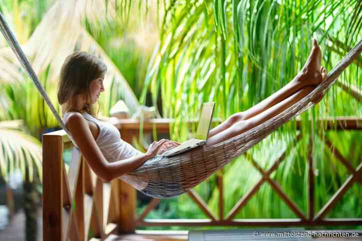 Schönes Leben in der Hängematte