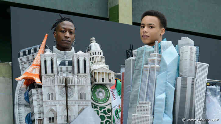 Virgil Abloh creates Paris landmark and skyscraper puffer jackets for Louis Vuitton