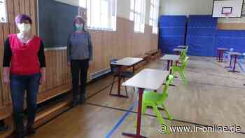 Corona in Guben: Wo die Turnhalle zum Klassenzimmer wird - Lausitzer Rundschau