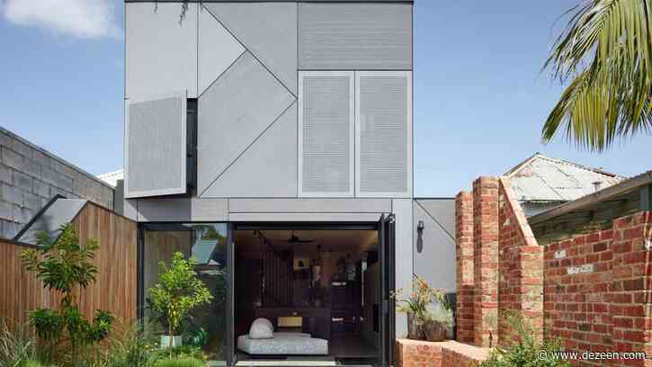 Austin Maynard Architects adds steel-and-glass extension to brick cottage in Melbourne