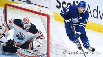 Toronto Maple Leafs won't have Auston Matthews, Joe Thornton against Edmonton Oilers