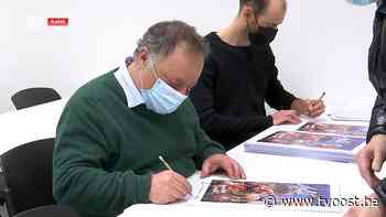 Viroloog Marc Van Ranst signeert 'corona'-carnavalsaffiche van Aalst - TV Oost