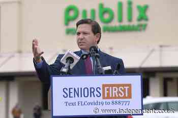 Florida governor walks back claim over 1 millionth shot
