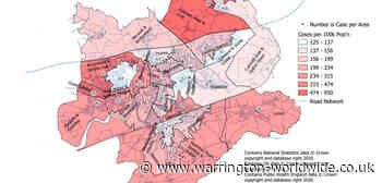 By: New COVID-19 cases increase across Warrington as town's latest hot spots revealed - Gary Skentelbery