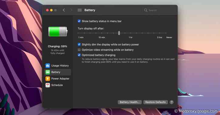 [Update: Optimized charging on M1 MacBooks] Apple should offer users more control over battery health features