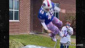 Buffalo Bills Fan Smashes Table After Smashing Cancer, Epic Video!