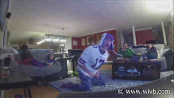 WATCH: Bills fan living in New Hampshire gets hyped about the AFC Championship game