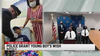 BPD swears in teen boy battling cancer as junior deputy police officer