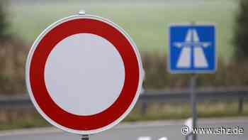 Sperrung auf der A23: A 23: Am Montag ist die Anschlussstelle Schenefeld in Richtung Heide gesperrt | shz.de - shz.de