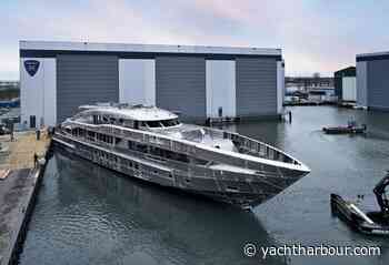 Heesen Has Joined the Hull and Superstructure on 50m Project Sapphire - Yacht Harbour