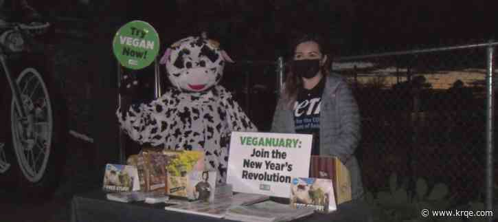 PETA holds 'Veganuary' event promoting plant-based diet