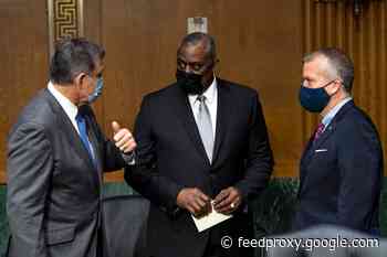 Austin Arrives At Pentagon; Votes on State, Treasury Could Come Today