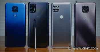 Motorola's 4 newest sub-$400 phones are here, and we went hands-on     - CNET