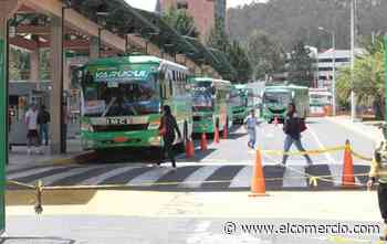 Terminales microrregionales de Quito prestan su servicio con normalidad