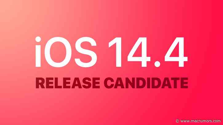 Apple Seeds iOS 14.4 and iPadOS 14.4 Release Candidate to Developers and Public Beta Testers