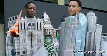 Louis Vuitton cityscape jackets dress you up in 3D urban architecture - CNET