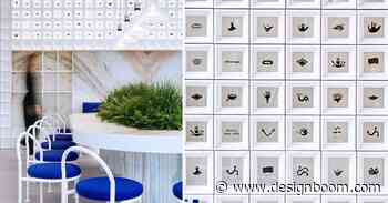 illustrated blocks clad tea shop interior by raams architecture studio in shanghai - Designboom