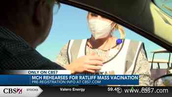 Medical Center Hospital holds vaccination drive-thru rehearsal - KOSA