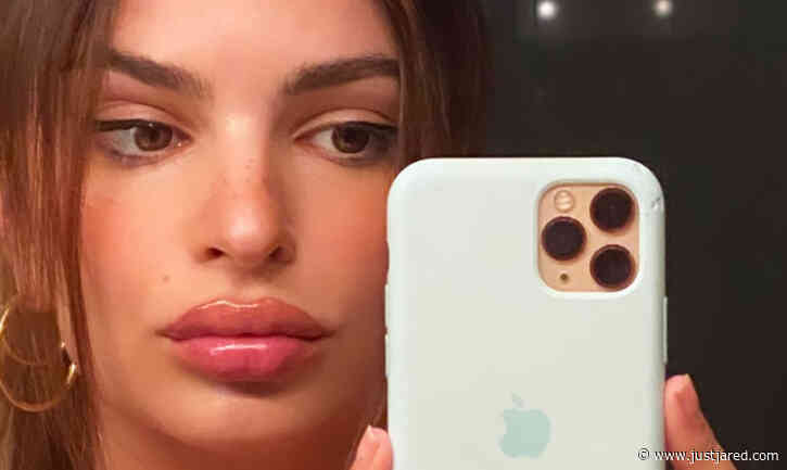 Emily Ratajkowski Slams Claims That She's Getting Lip Injections While Pregnant