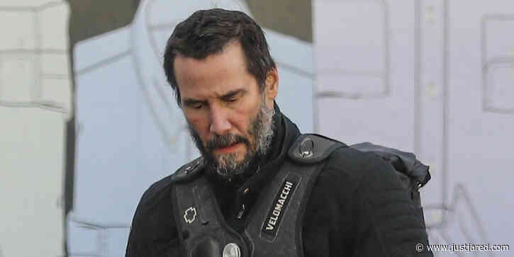 Keanu Reeves Preps For A Motorcycle Ride in LA