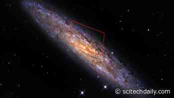Spacecraft Detect Giant Flare in Nearby Galaxy