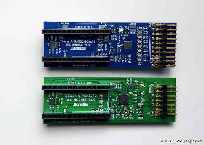 JayShoe’s Pro Audio Series Teensy 4 ADC and DAC Audio Shield