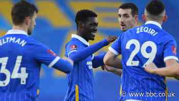 Battling Blackpool beaten by Brighton