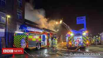 Chorley fire: Man rescued from burning building