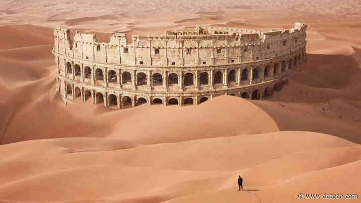 Fabien Barrau uses drone shots to create visions of cities after a climate apocalypse