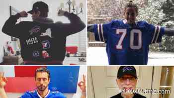Famous Bills Fans Show Team Spirit Ahead Of AFC Championship Game