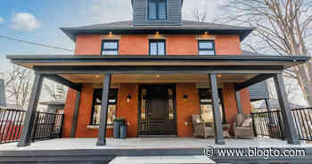 Restored farmhouse for sale north of Toronto has backyard barn and basement wine cellar - blogTO