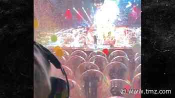 Flaming Lips Perform at Space Bubble Concert In Oklahoma City