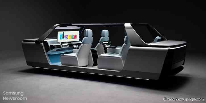 Samsung has unveiled a 'digital cockpit' concept that puts a 49-inch screen in front of the windshield - see how it works