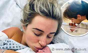 Dani Dyer gives BIRTH! Love Island star welcomes a baby boy with boyfriend Sammy Kimmence